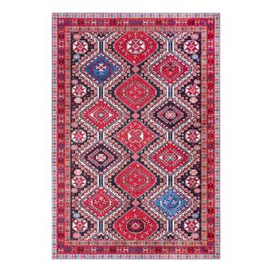 Laagpolig vloerkleed Shiraz Gahar polyester - meerdere kleuren - 80 x 150 cm