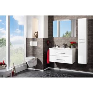 Colonne de salle de bain Clever Blanc brillant