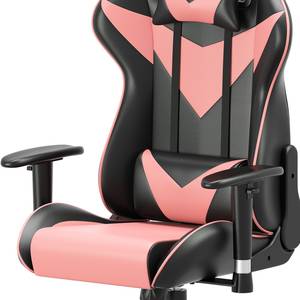 Sedia da gaming Jasper Nero / Rosa