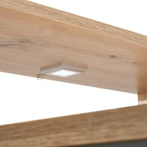 Schreibtisch Halling (LED-Beleuchtung) - Eiche Artisan Dekor / Anthrazit