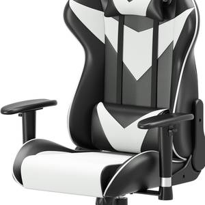 Chaise gamer Jasper Noir / Blanc