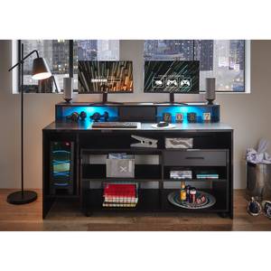 Bureau d’angle Halling Éclairage LED - Noir