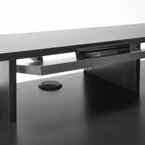 Schreibtisch-Kombination Halling (LED-Beleuchtung) - Schwarz