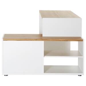 Bureau d’angle ML C 140 E Imitation chêne sauvage / Blanc