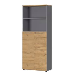 Armoire de bureau GW-Agenda III Imitation chêne Grandson / Graphite