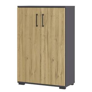 Aktenschrank GW-Profi 2.0 I Eiche Grandson Dekor / Graphit