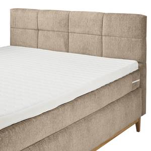 Boxspringbett Esperanto Microvelours Thala: Sand