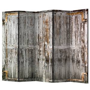 Paravento The Whispering Door Tessuto non tessuto su legno massello  - Multicolore - 5 pannelli