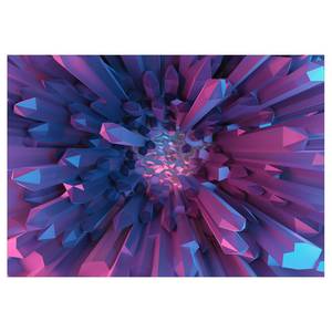 Fotomurale Heart of Crystal Tessuto non tessuto - Lilla - 250 x 175 cm