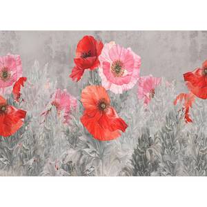 Vlies-fotobehang Gray Meadow vlies - blauw/rood - 150 x 105 cm