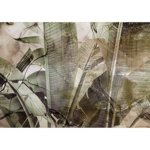Papier peint intissé Banana Jungle Intissé - Vert - 400 x 280 cm