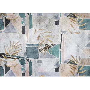 Papier peint intissé Southern Mosaic Intissé - Multicolore - 100 x 70 cm