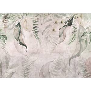 Papier peint intissé Morning Exotic Intissé - Gris / Vert - 400 x 280 cm
