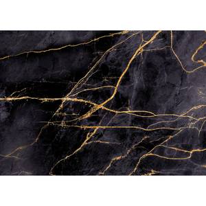 Vlies Fototapete Golden Paths Vlies - Schwarz / Gold - 300 x 210 cm