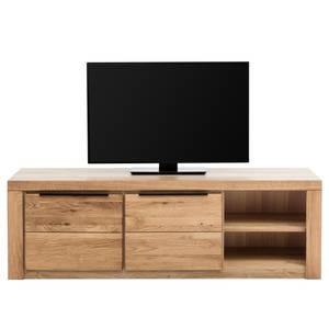 Tv-meubel Gräben II deels massief eikenhout - eikenhout/eikenhouten look