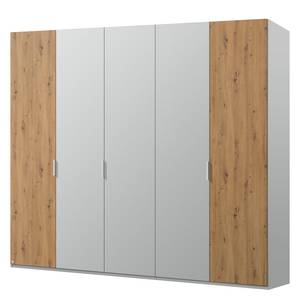 Armoire SKØP pure artisan Gris soie / Imitation chêne Artisan - 225 x 236 cm