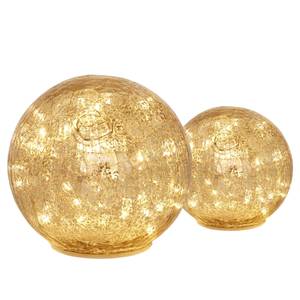 LED-Deko-Kugel Magic Lights (2-teilig) Glas - Gold