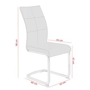 Freischwinger Mebane Grau - 2er Set