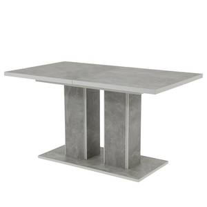 Table Granby (Extensible) Imitation béton / Anthracite