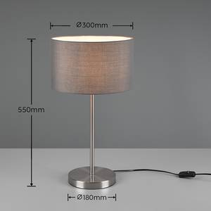 Lampe Hotel Tissu / Acier inoxydable - 1 ampoules