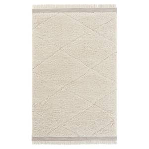 Hochflorteppich Danaki Polypropylen - Creme / Beige - 80 x 150 cm