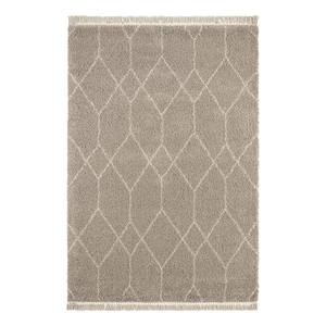 Hochflorteppich Panihe Polypropylen - Grau / Beige - 120 x 170 cm