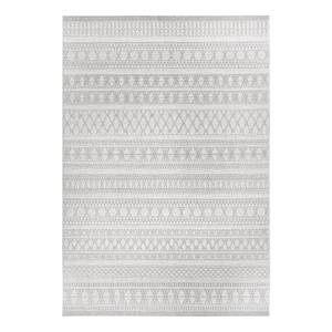 Tapis de couloir Khawa Polypropylène - Crème / Gris