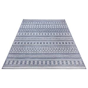 Tapis Khawa Polypropylène - Bleu pigeon / Crème - 155 x 230 cm