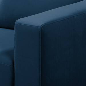 Set di divani a 3, 2 posti MAISON Tessuto piatto - Velluto Vaia: blu scuro
