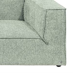 Grand canapé Big Cube Chenille - Tissu Chenille TSE: 606 spearmint - Largeur : 270 cm - Sans coussin
