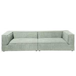 Bigsofa Big Cube Chenille - Chenille TSE: 606 spearmint - Breite: 270 cm - Ohne Kissen