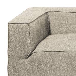 Bigsofa Big Cube Chenille - Chenille TSE: 42 pebble - Breite: 270 cm - Ohne Kissen