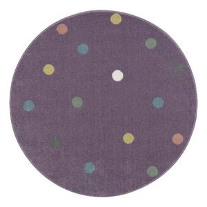 Tapis enfant Wheel II Polypropylène - Lilas - Diamètre : 160 cm