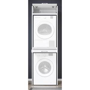 Armoire pour machine à laver Kielce III Blanc - Blanc