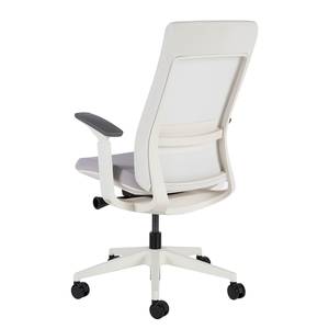 Chaise de bureau Ross Gris clair / Blanc