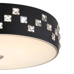 LED-plafondlamp Abelia gesatineerd glas/ijzer - 1 lichtbron