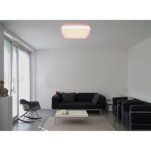 Lampada da soffitto a LED Leanara I Vetro acrilico / Ferro - 1 punto luce - Bianco - Larghezza: 55 cm
