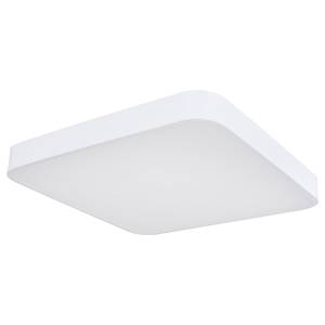 Lampada da soffitto a LED Leanara I Vetro acrilico / Ferro - 1 punto luce - Bianco - Larghezza: 55 cm