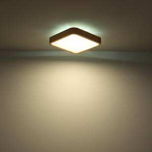 LED-Deckenleuchte Leanara I Acrylglas / Eisen - 1-flammig - Braun - Breite: 40 cm