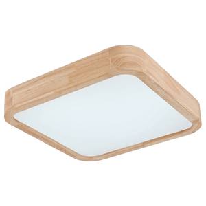 LED-plafondlamp Leanara I acrylglas/ijzer - 1 lichtbron - Bruin - Breedte: 40 cm