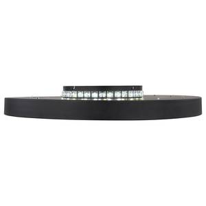 LED-plafondlamp Leanara II acrylglas/ijzer - 1 lichtbron - Zwart - Diameter: 73 cm