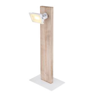 Lampada da tavolo a LED Joya Ferro / Massello di rovere - 1 punto luce - Bianco