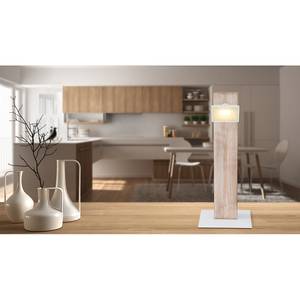 Lampe de bureau blanc en bois et en métal ALDAN 