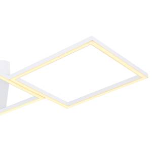 LED-plafondlamp Kurio I acrylglas/aluminium - 1 lichtbron - Wit