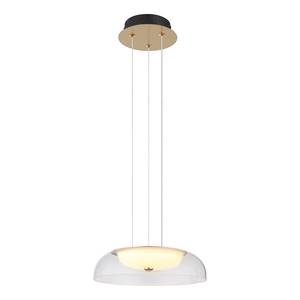 Lampada LED a sospensione Jocky III Vetro trasparente / Ferro - 1 punto luce - Diametro: 30 cm