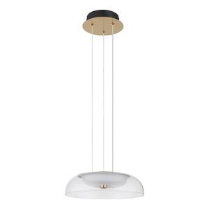 Lampada LED a sospensione Jocky III Vetro trasparente / Ferro - 1 punto luce - Diametro: 30 cm