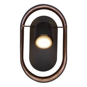 LED-wandlamp Clarke vlakweefsel/ijzer - 1 lichtbron