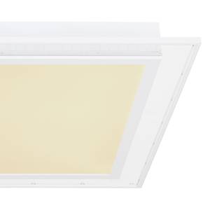 Lampada da soffitto a LED Samy Vetro acrilico / Ferro - 1 punto luce - Larghezza: 60 cm