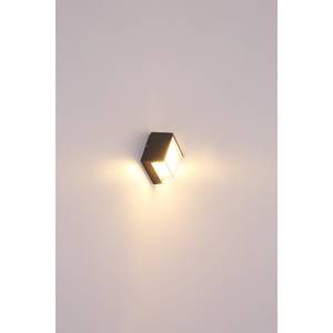Borne éclairage extérieur Jalla I Plexiglas / Aluminium - 1 ampoule
