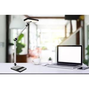 Lampe Dally II Plexiglas / Aluminium - 1 ampoule - Blanc
